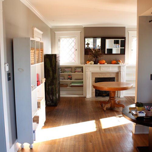 Tonos beige y marrones contrastantes - Cocina