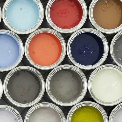 Multiple Pots of Paint
