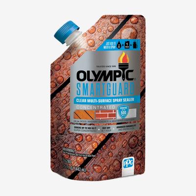 OLYMPIC<sup>®</sup> SmartGuard Exterior Clear Multi-Surface Spray Sealer
