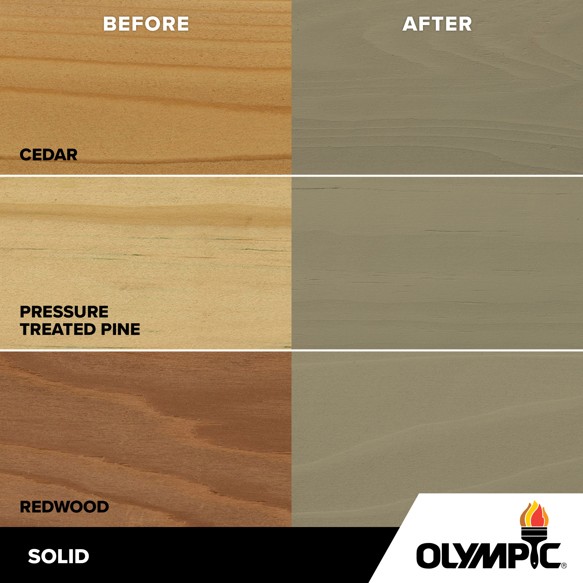Exterior Wood Stain Colors - Monterey Gray - Wood Stain Colors From Olympic.com