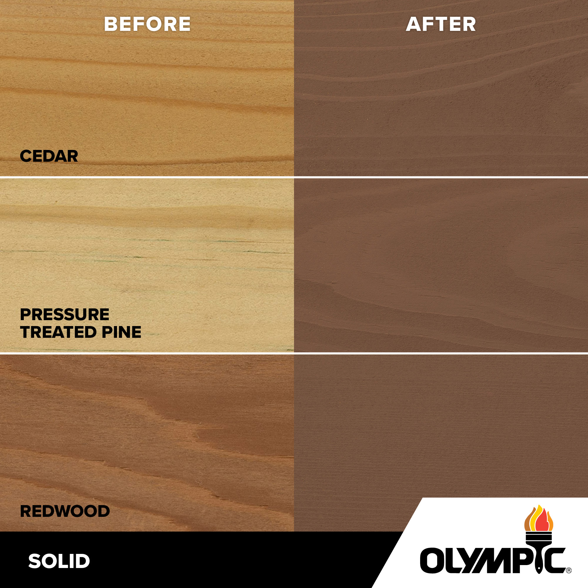 Exterior Wood Stain Colors - Woodchuck - Wood Stain Colors From Olympic.com