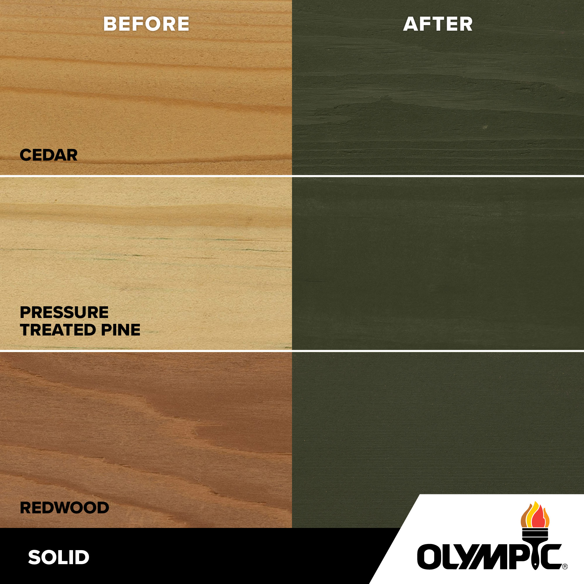 Exterior Wood Stain Colors - Pocono Pine - Wood Stain Colors From Olympic.com