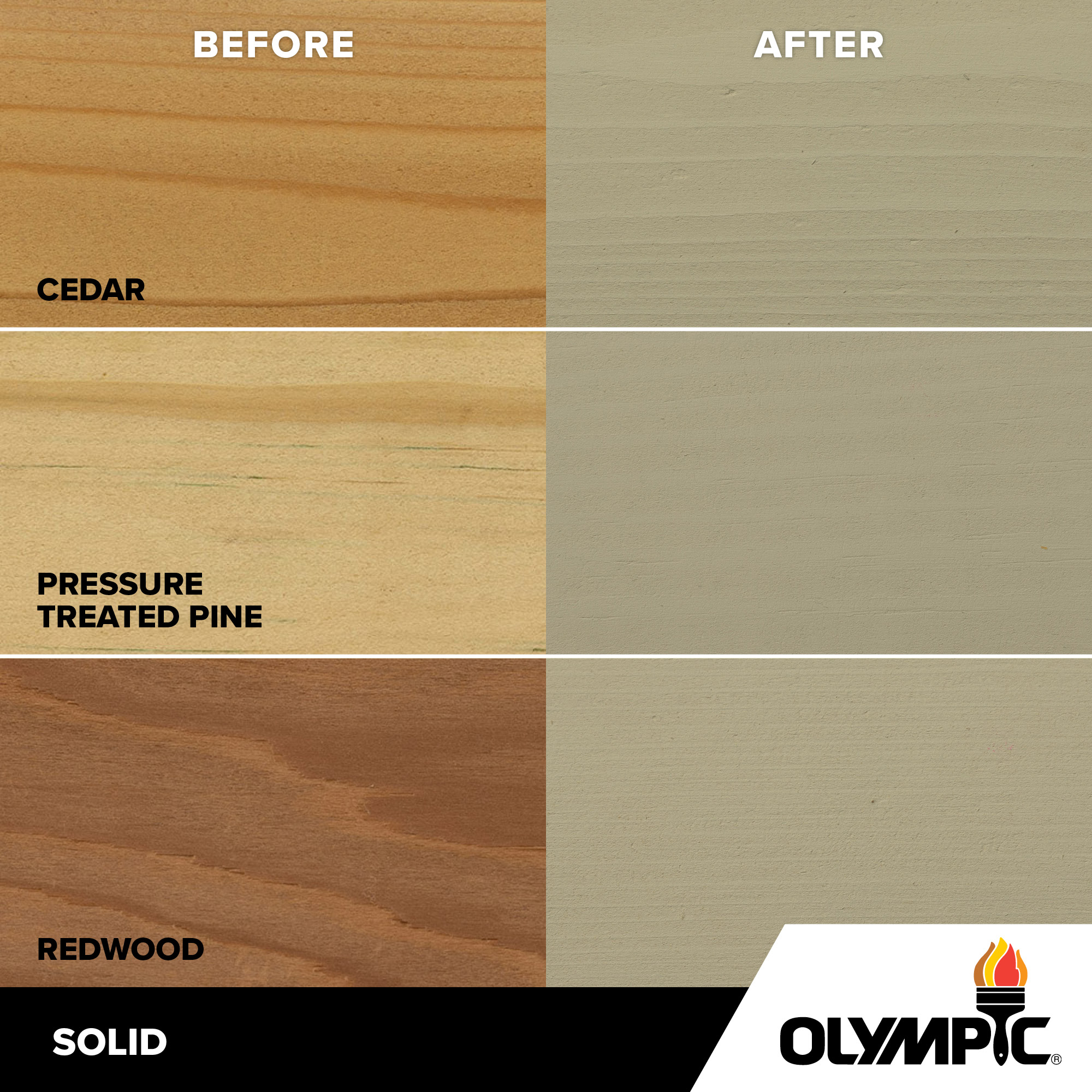 Exterior Wood Stain Colors - Sandstone - Wood Stain Colors From Olympic.com