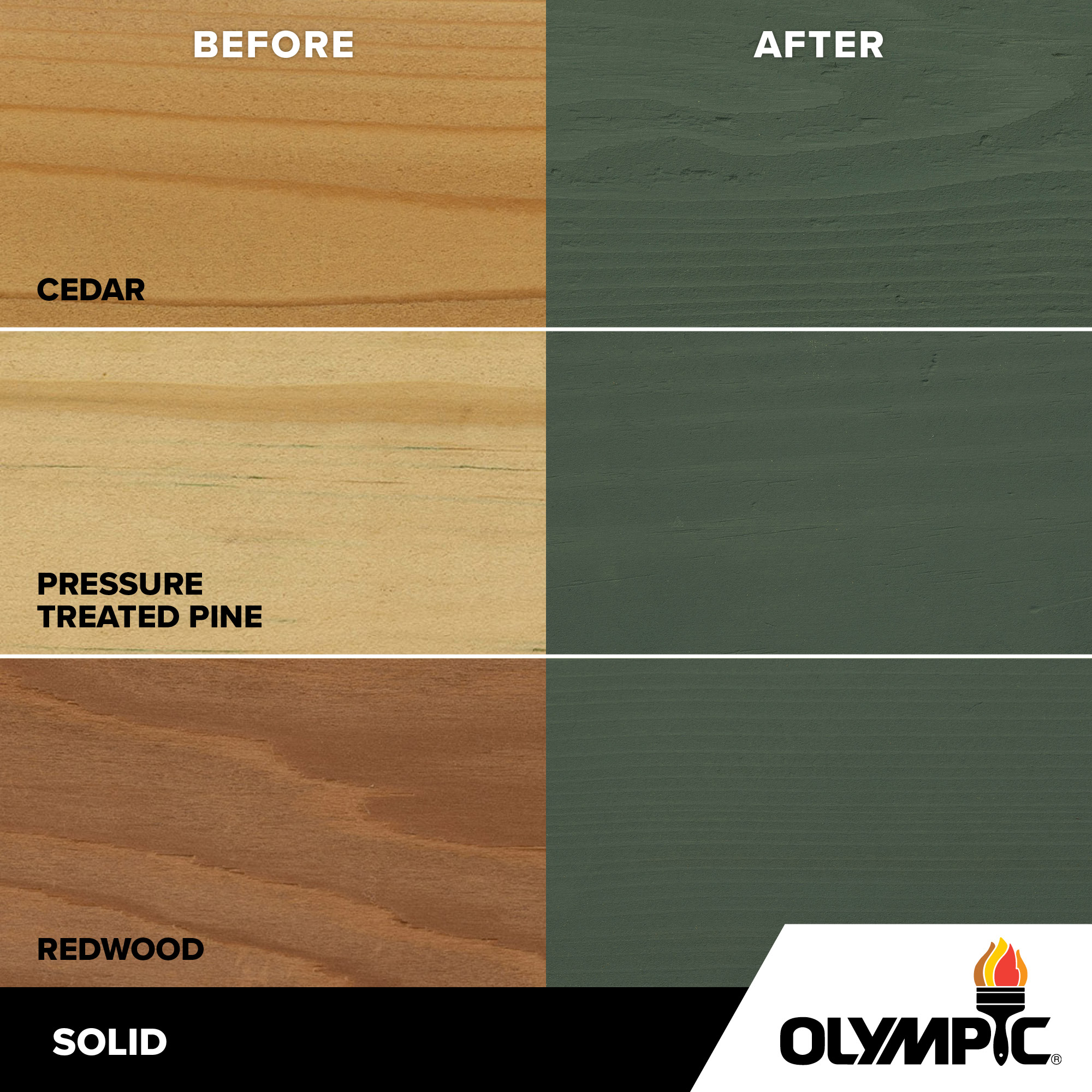 Exterior Wood Stain Colors - Rocky Gray - Wood Stain Colors From Olympic.com