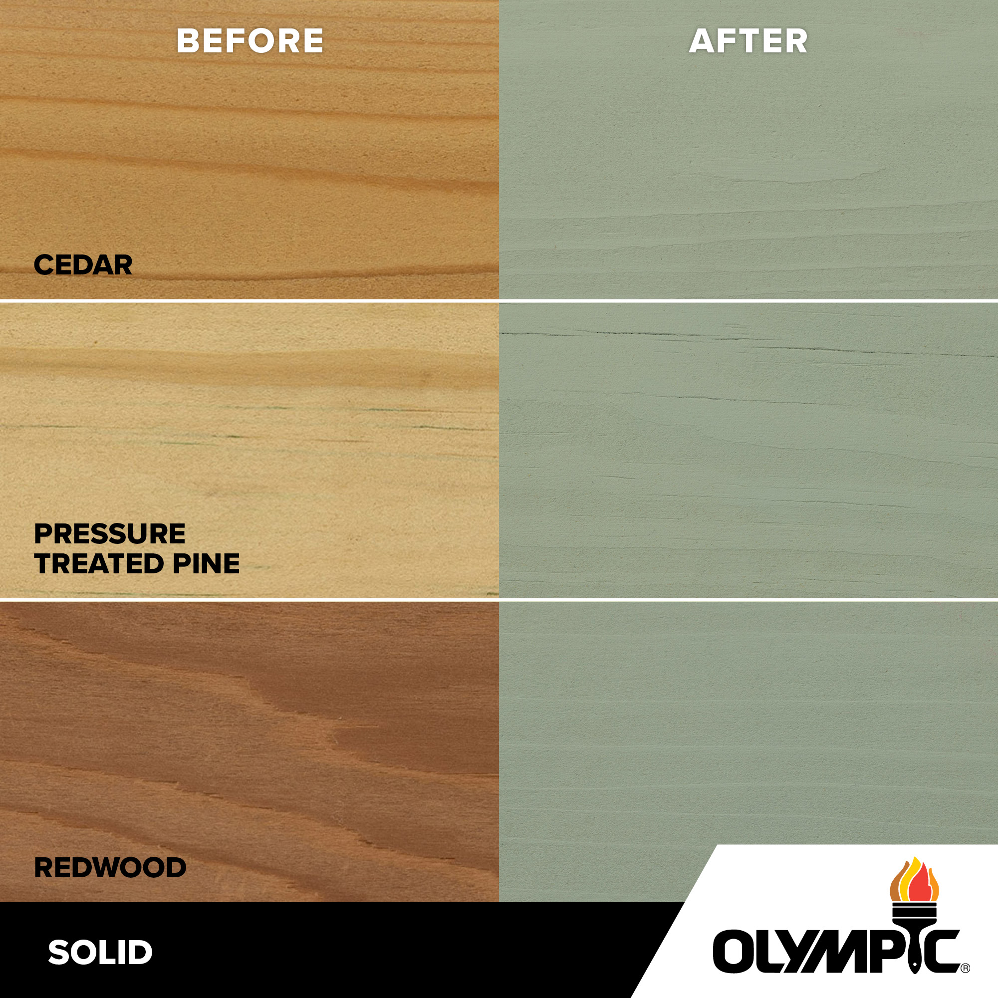 Exterior Wood Stain Colors - Powder Mill - Wood Stain Colors From Olympic.com