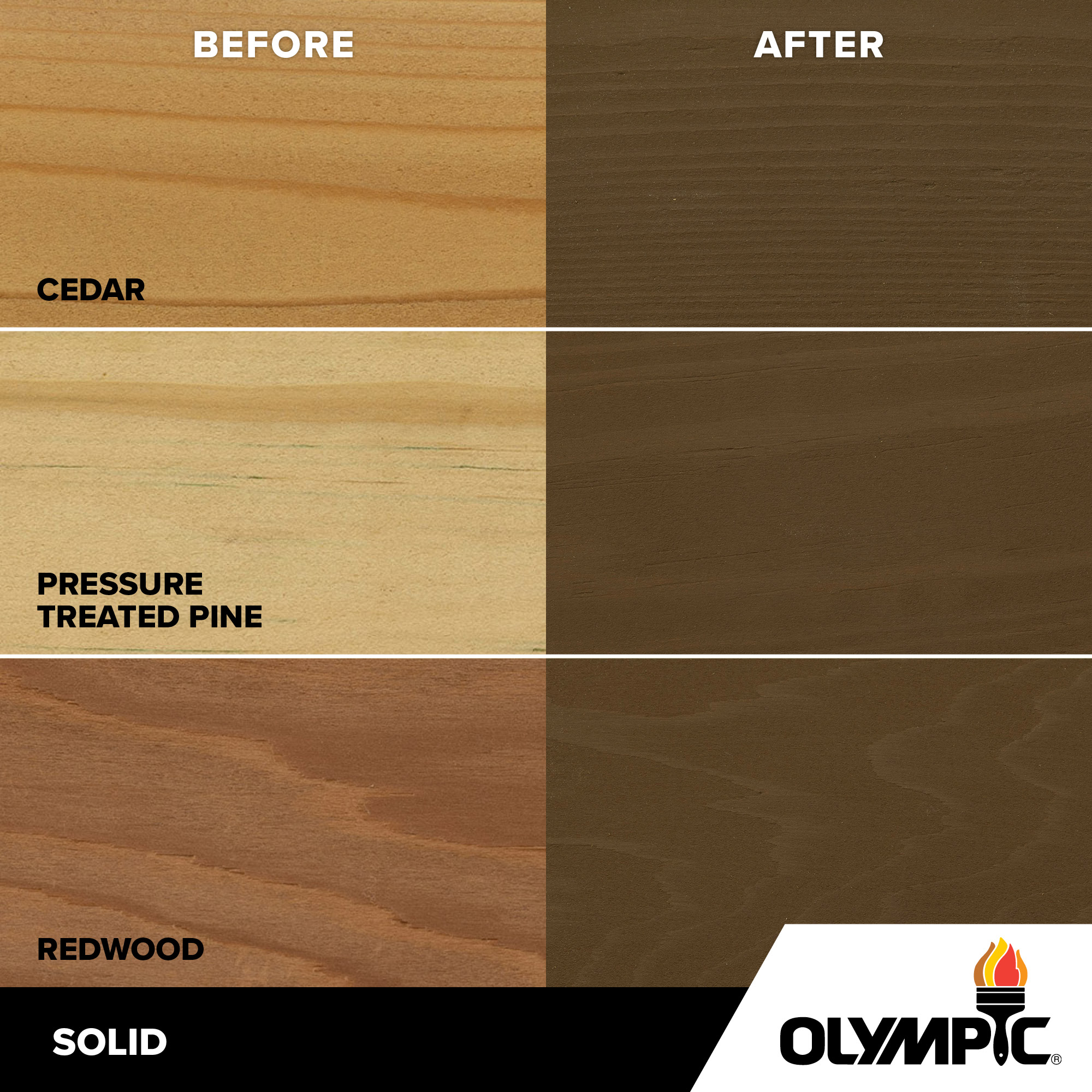 Exterior Wood Stain Colors - Olivewood - Wood Stain Colors From Olympic.com
