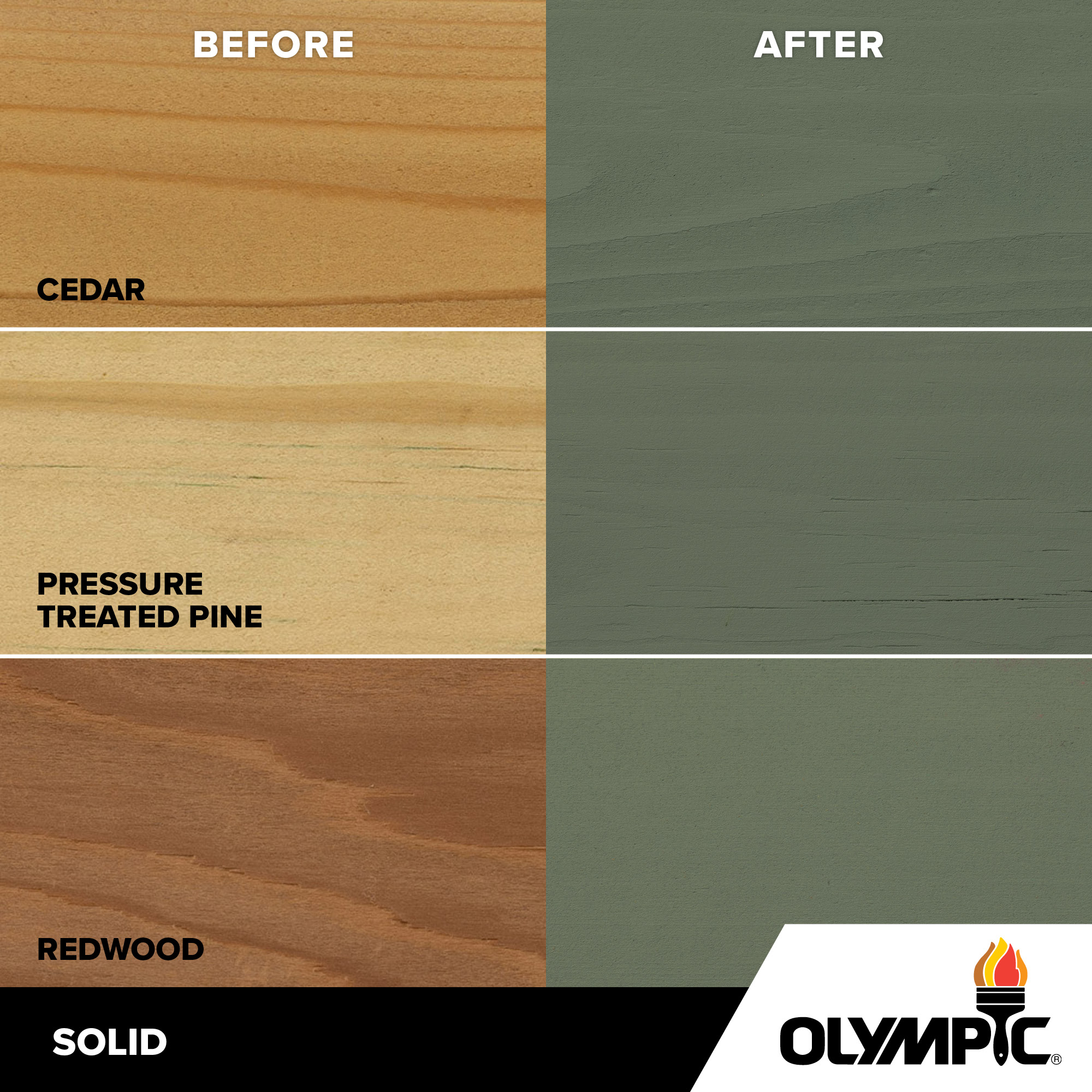 Exterior Wood Stain Colors - Steely Sea - Wood Stain Colors From Olympic.com