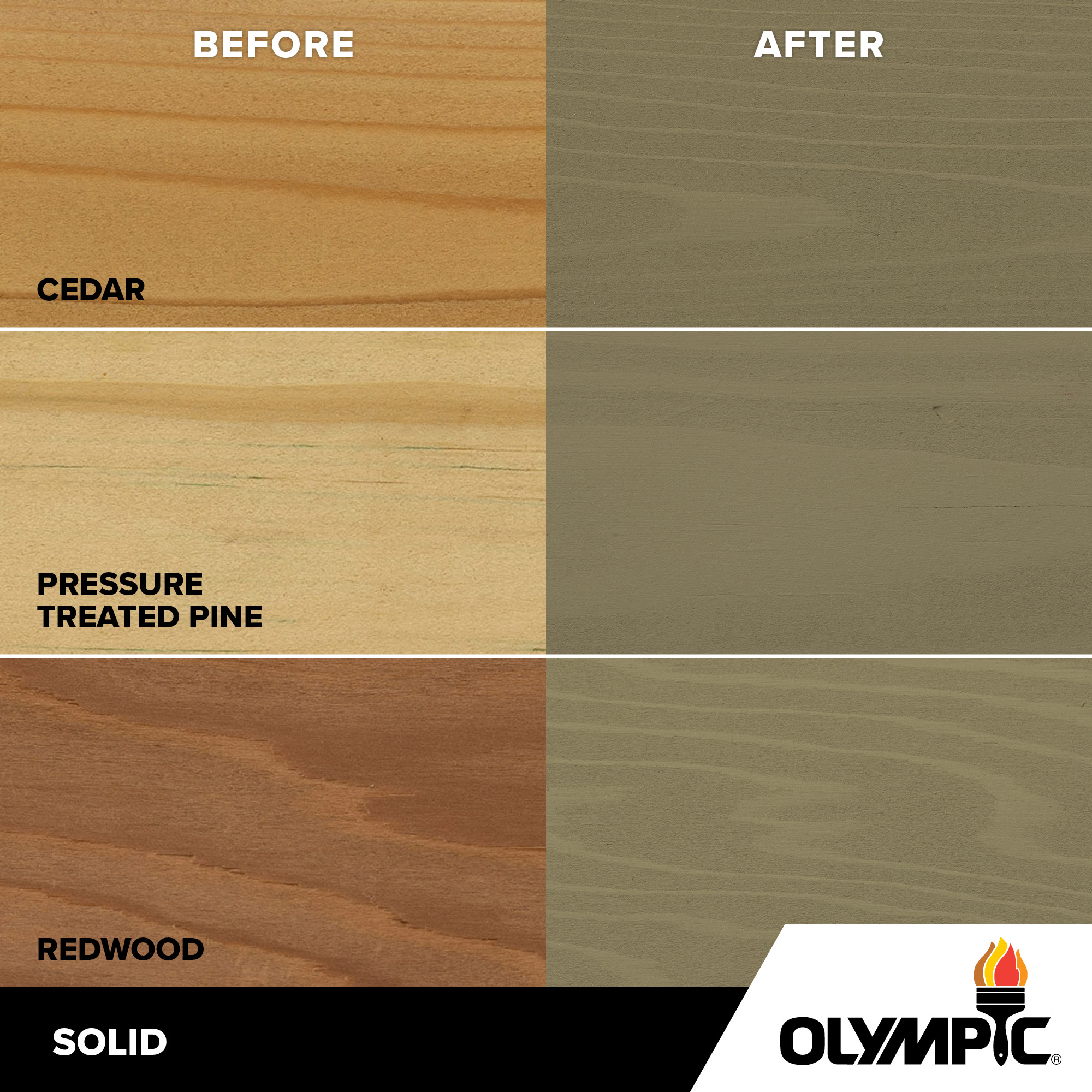Exterior Wood Stain Colors - Drift - Wood Stain Colors From Olympic.com