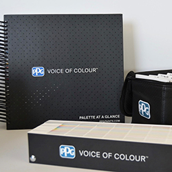 PPG Voice of Color spiral book and others