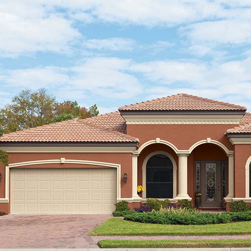 Garage: Heavy Cream, Accent: Sarsaparilla PPG Paint Colors