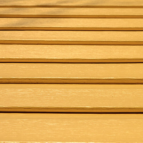 Yellow wooden panels