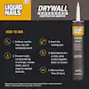Liquid Nails Drywall adhesive tube information